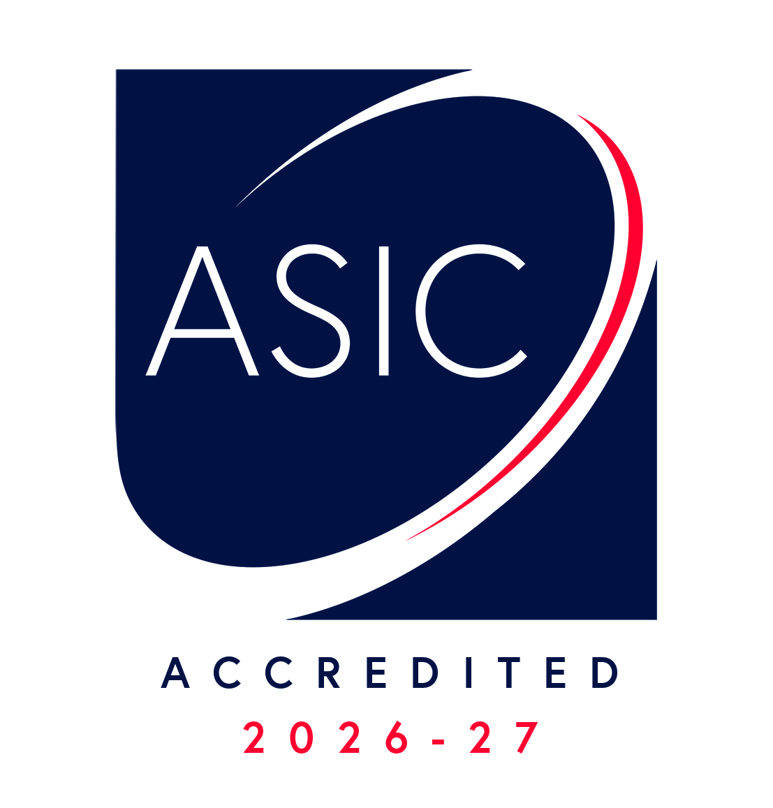 ASIC Accredited 2026-27